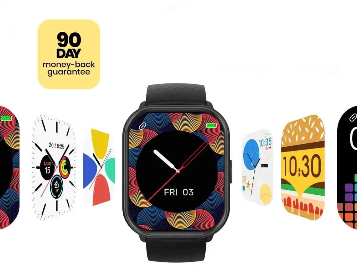 Sync Wrist smartwatch with several watch faces